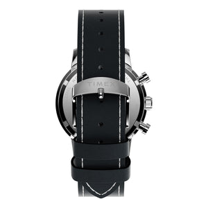 Timex Gents Leather Wristwatch Additional View