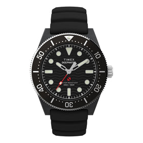 Timex Deepwater Reef 200 44mm Synthetic Rubber Strap Watch TW2Y02200