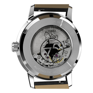 Timex Gents Leather Wristwatch Additional View