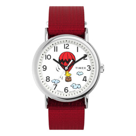 Timex x Peanuts Balloon Weekender 38mm Watch TW2Y11700
