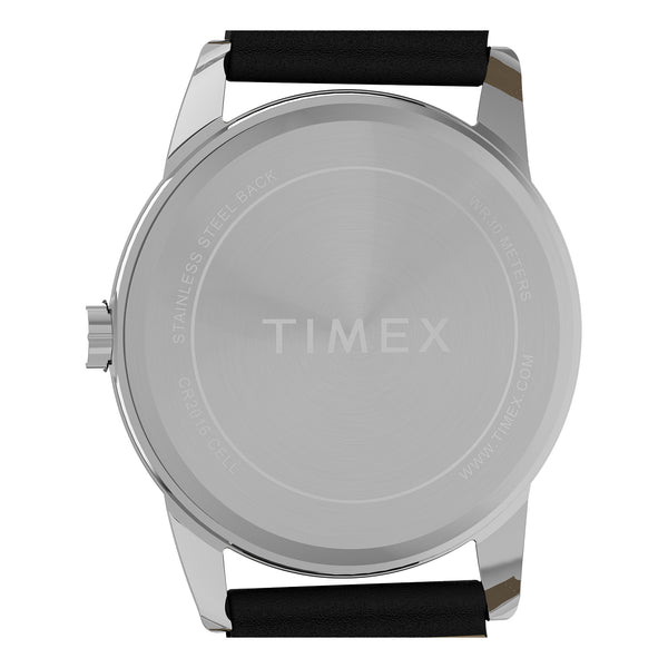 Timex Gents Leather Wristwatch Additional View