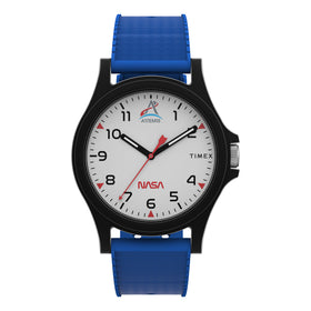 Timex Gents Main Street NASA Artemis 40mm Silicone Strap Watch TW2Y13100