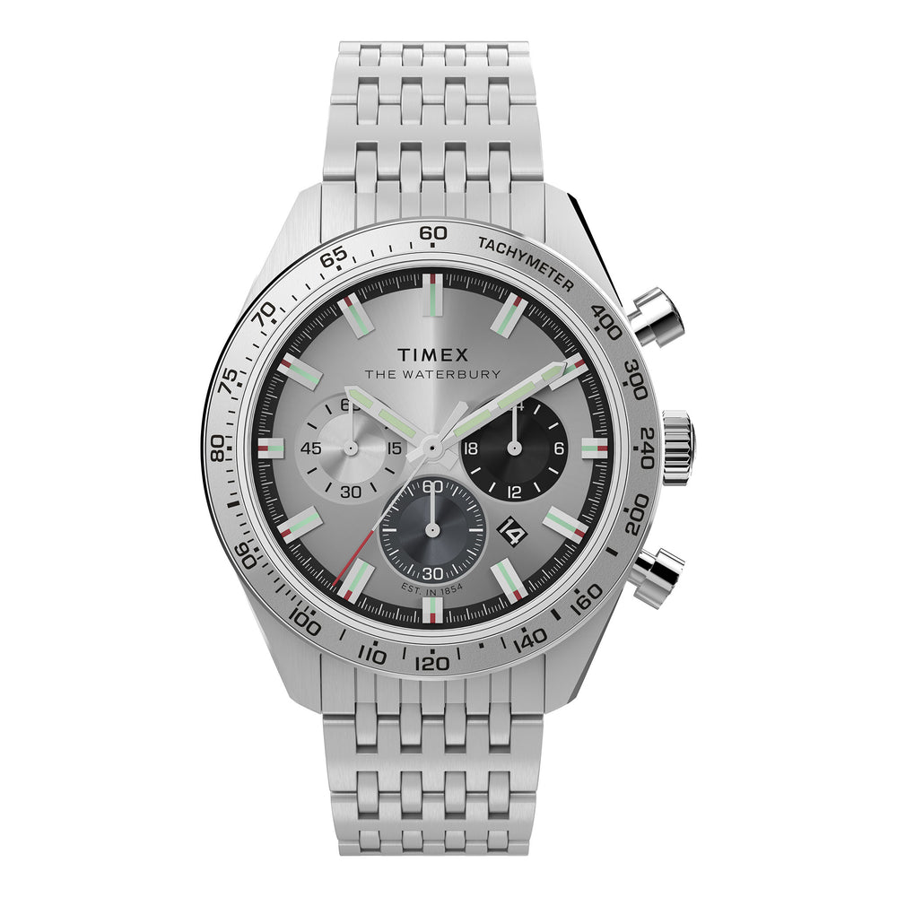 Timex Gents Stainless Steel Quartz Watch Primary View