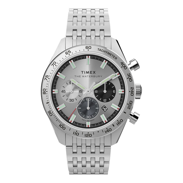 Timex Gents Stainless Steel Quartz Watch Primary View