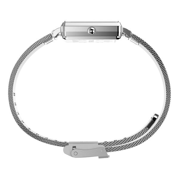 Timex Ladies Silver-Tone Stainless Steel Wristwatch Secondary View