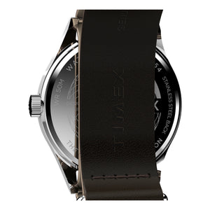 Timex Gents Leather Wristwatch Additional View