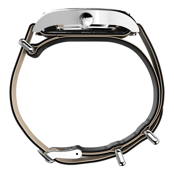 Timex Gents Silver Quartz Watch Secondary View
