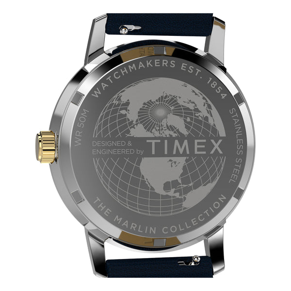 Timex Gents Leather Wristwatch Additional View