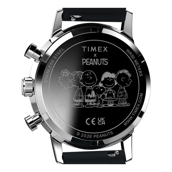 Timex Gents Leather Wristwatch Additional View
