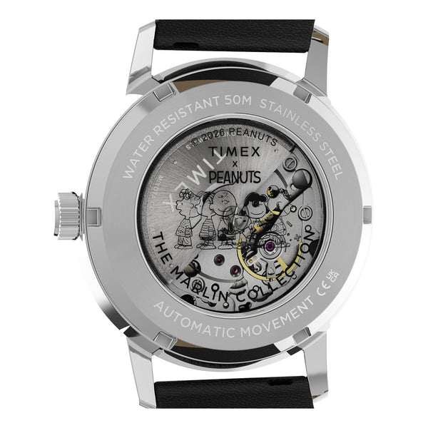 Timex Gents Leather Wristwatch Additional View