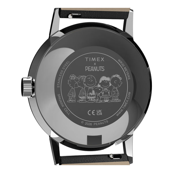 Timex Gents Leather Wristwatch Additional View