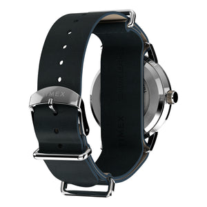 Timex Gents Leather Wristwatch Additional View