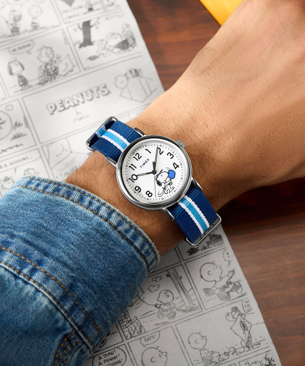 Timex Gents Blue Wristwatch Additional View