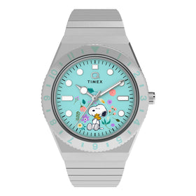 Timex Peanuts x Q 36mm Stainless Steel Expansion Band Watch TW2Y52700