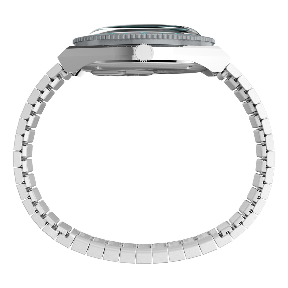 Timex Ladies Silver-Tone Stainless Steel Quartz Watch Primary View