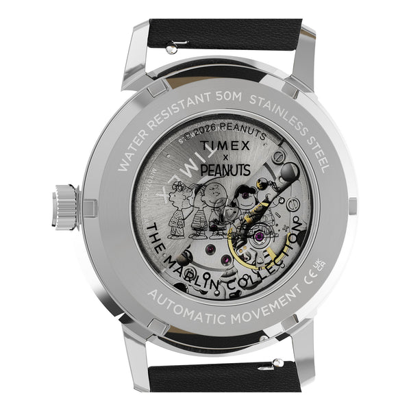 Timex Gents Leather Automatic Watch Additional View
