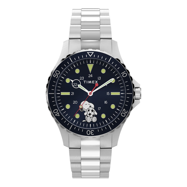 Timex Gents Stainless Steel Quartz Watch Primary View