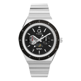Timex Q NASA 40mm Stainless Steel Bracelet Watch TW2Y56700