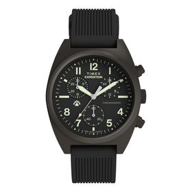 Timex Expedition Capstone Chronograph 41mm Silicone Strap Watch TW2Y61000