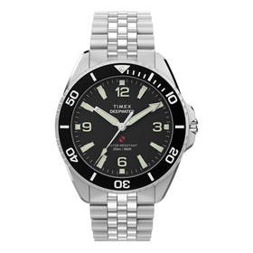 Timex Deepwater Arctic 40mm Stainless Steel Bracelet Watch TW2Y64500