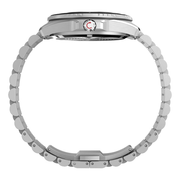 Timex Gents Silver-Tone Stainless Steel Watches Secondary View