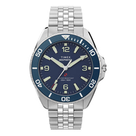 Timex Deepwater Arctic 40mm Stainless Steel Bracelet Watch TW2Y64600