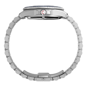 Timex Gents Silver-Tone Stainless Steel Wristwatch Secondary View