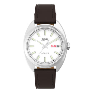 Timex Gents Brushed Stainless Steel Automatic Watch Primary View