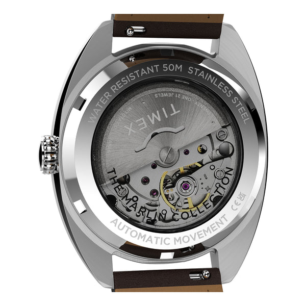 Timex Gents Leather Automatic Watch Additional View