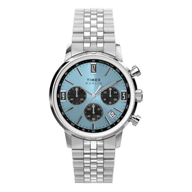 Timex Marlin Chronograph Tachymeter 40mm Stainless Steel Bracelet Watch TW2Y66500