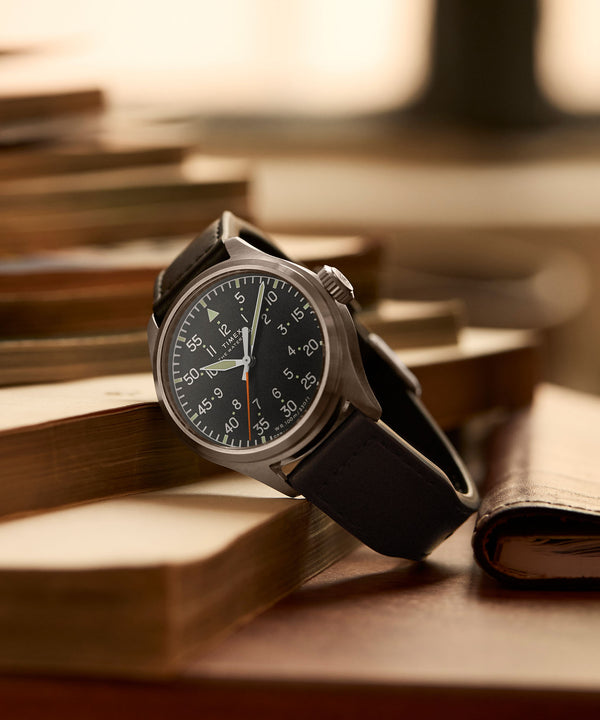 Timex Gents Black Quartz Watch Additional View