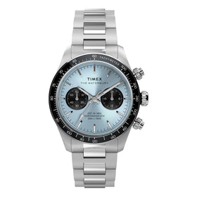 Timex Waterbury Heritage Chronograph 39mm Stainless Steel Bracelet Watch TW2Y70500