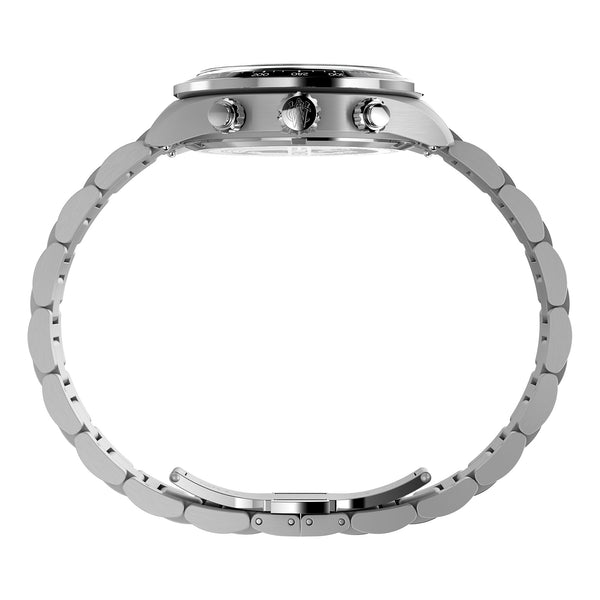 Timex Gents Silver-Tone Stainless Steel Wristwatch Secondary View