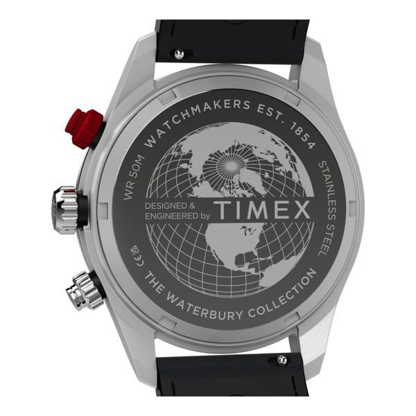 Timex Gents Leather Wristwatch Additional View