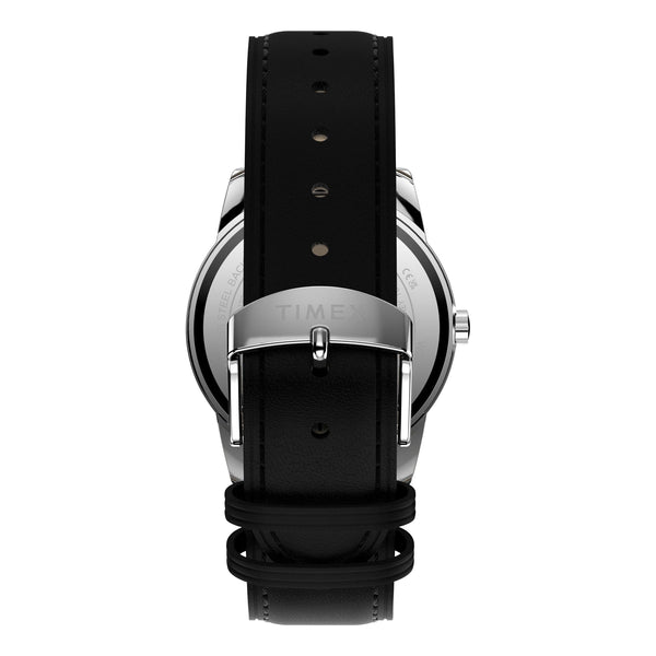 Timex Gents Leather Wristwatch Additional View