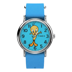 Timex Gents Looney Tunes Tweety Bird Weekender 38 mm Casual Watch TW2Y99500