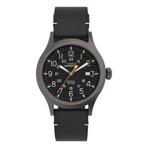 Timex Gents Ion Coated Stainless Steel Wristwatch Primary View