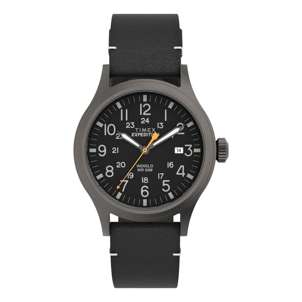 Timex Gents Ion Coated Stainless Steel Wristwatch Primary View