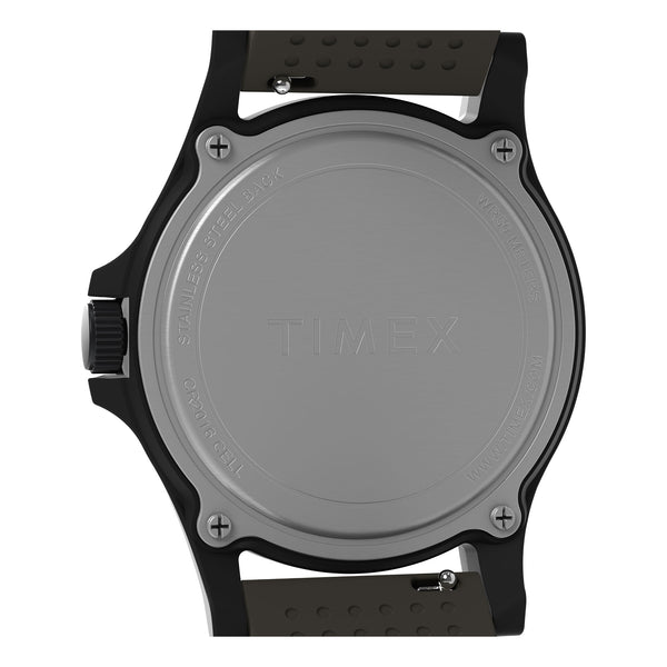 Timex Gents Rubber Quartz Watch Additional View