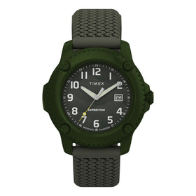 Timex Gents Expedition Timber 42mm Silicone Strap Watch TW4B34700