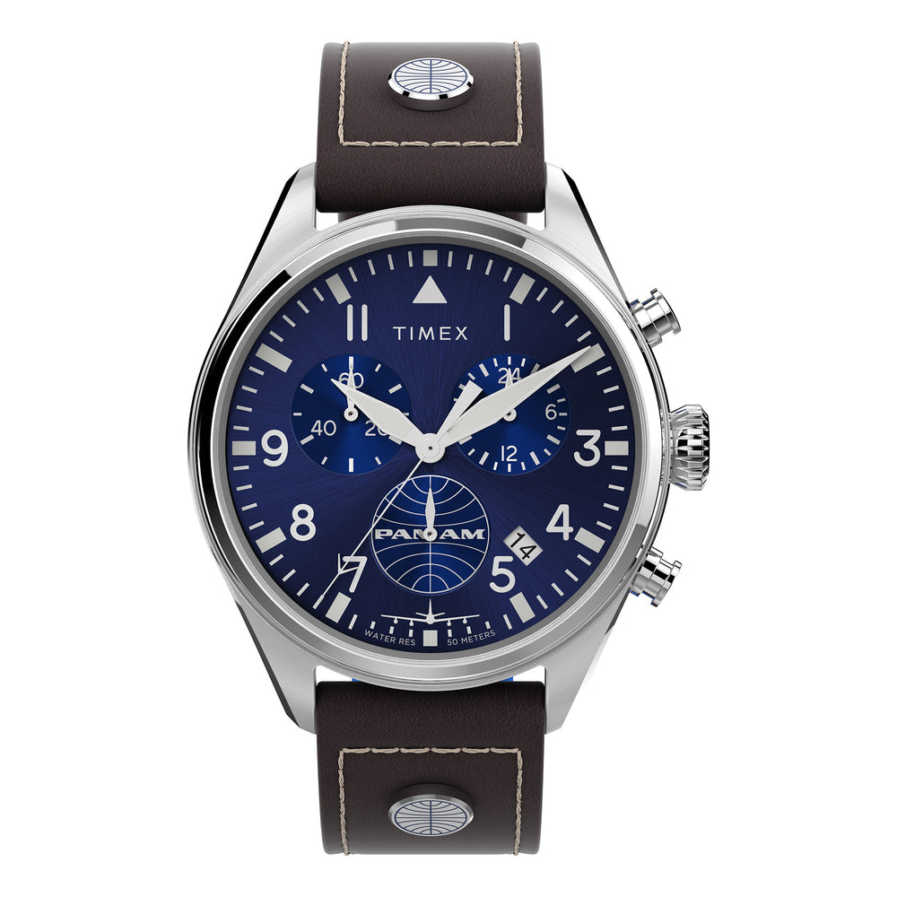 Timex Gents Stainless Steel Quartz Watch Primary View