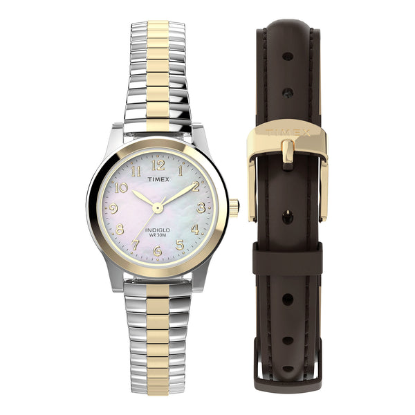 Timex Ladies Brass and LLB Quartz Watch Primary View