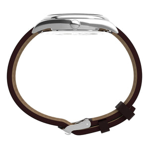 Timex Gents Leather Wristwatch Additional View