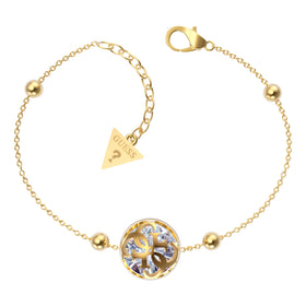 Guess Ladies 4G Logo Boule Bracelet UBB01394