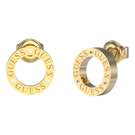 Guess Ladies Circle Lights Earrings UBE03173YG