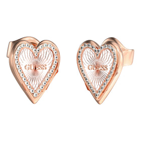 Guess Ladies Love Me Tender Earrings UBE03237RHRG