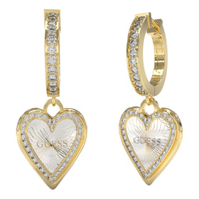 Guess Ladies Love Me Tender Earrings UBE03239YGRH