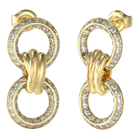 Guess Ladies Knot You Earrings UBE04061YG
