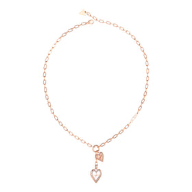 Guess Ladies Love Me Tender Necklace UBN03234RHRG