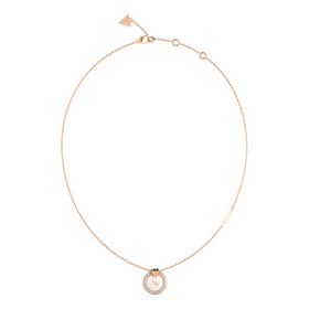 Guess Ladies Knot You Necklace UBN04052RGWH